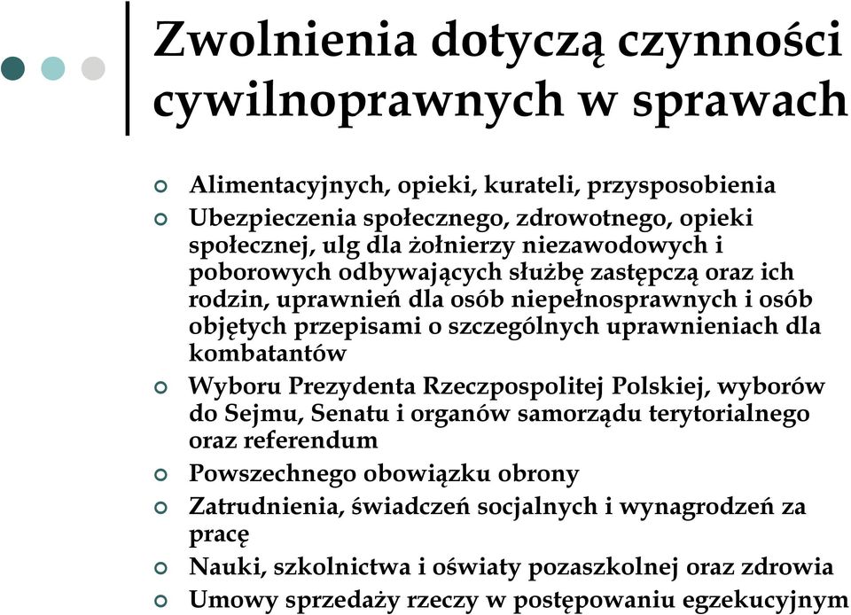 uprawnieniach dla kombatantów Wyboru Prezydenta Rzeczpospolitej Polskiej, wyborów do Sejmu, Senatu i organów samorządu terytorialnego oraz referendum Powszechnego