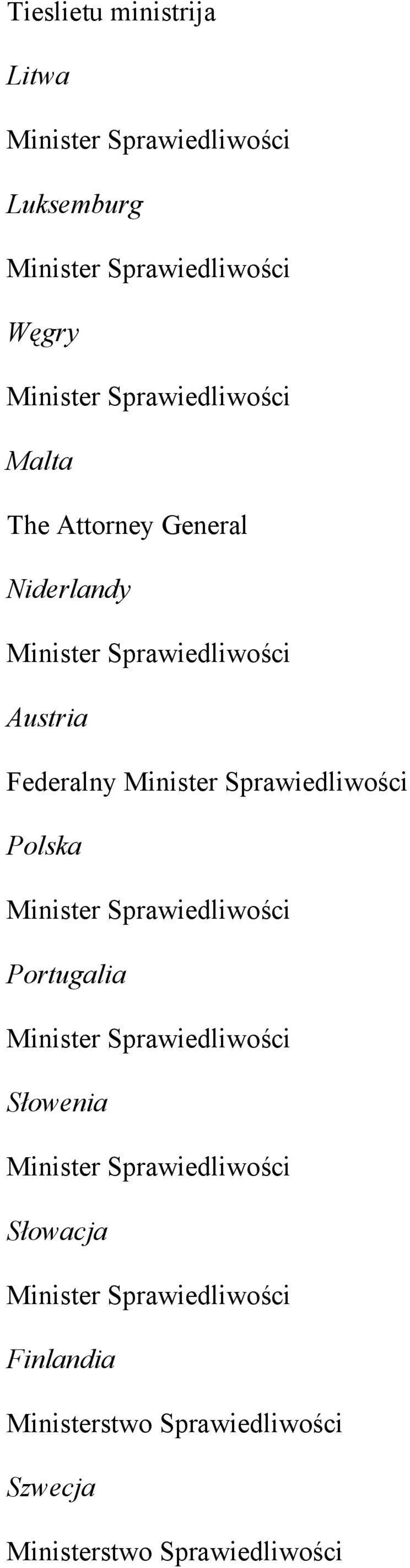 Polska Portugalia Słowenia Słowacja Finlandia