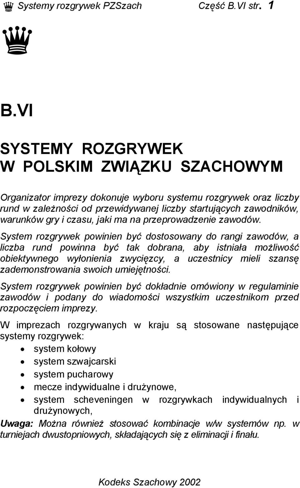 czasu, jaki ma na przeprowadzenie zawodów.