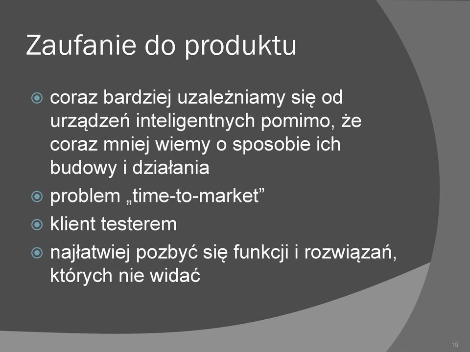 sposobie ich budowy i działania problem time-to-market