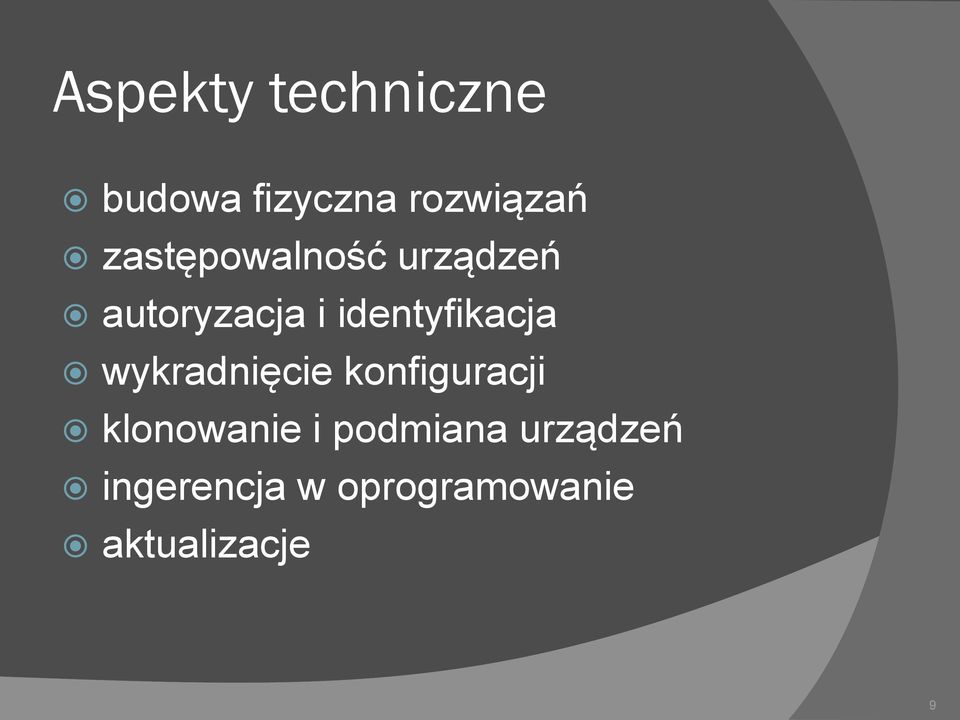 identyfikacja wykradnięcie konfiguracji