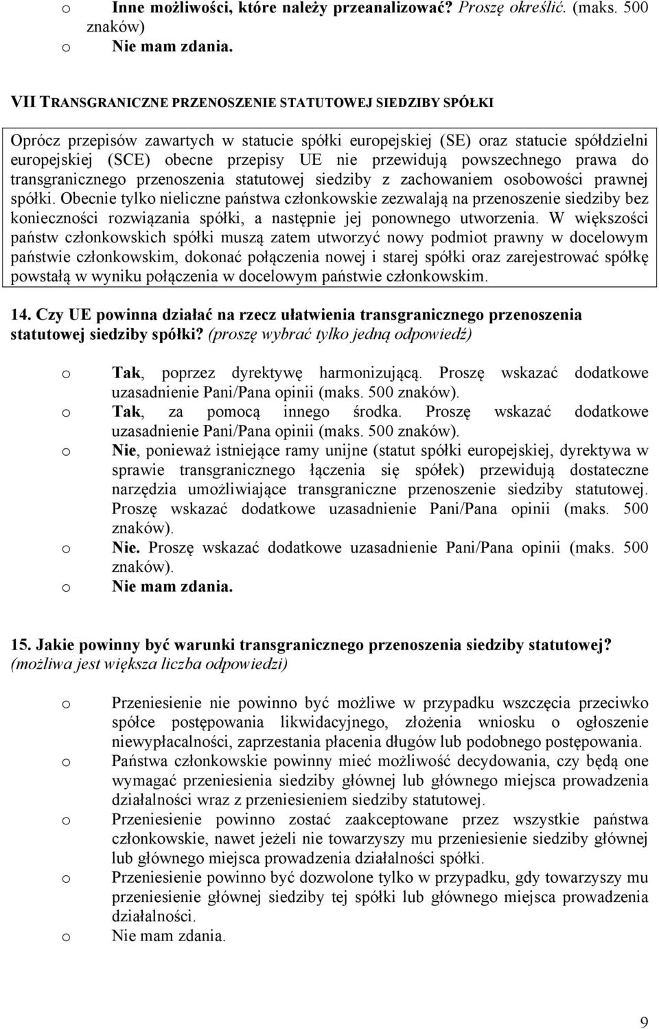 pwszechneg prawa d transgraniczneg przenszenia statutwej siedziby z zachwaniem sbwści prawnej spółki.