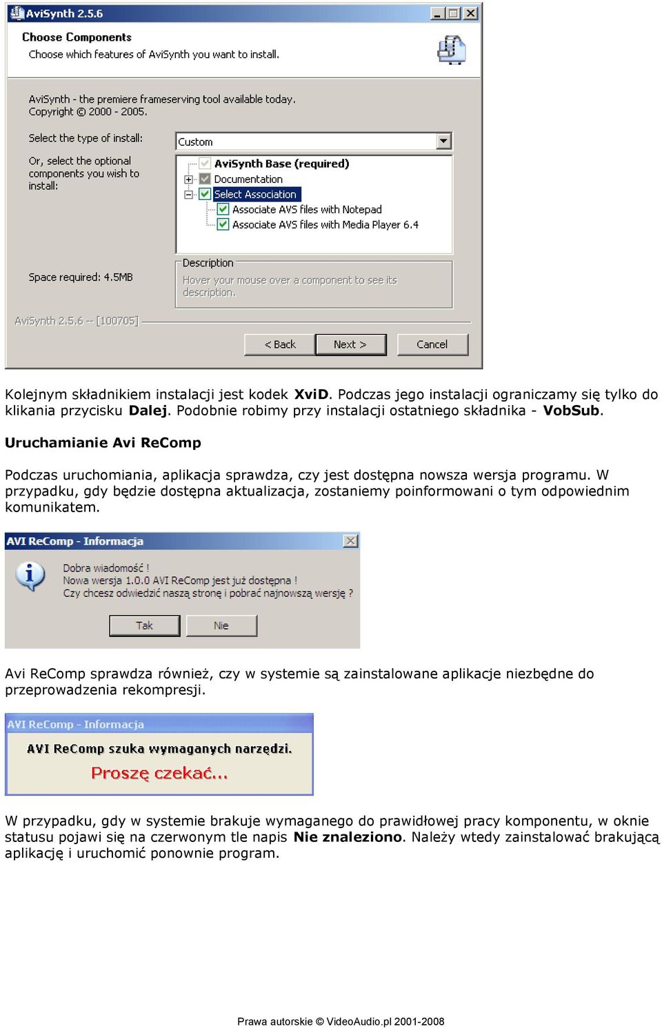 Rekompresja plików AVI za pomocą Avi ReComp. Wstęp - PDF Free Download
