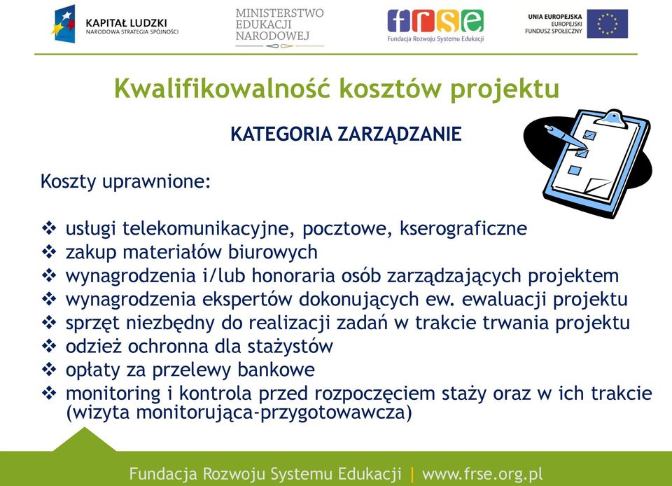 ekspertów dokonujących ew.