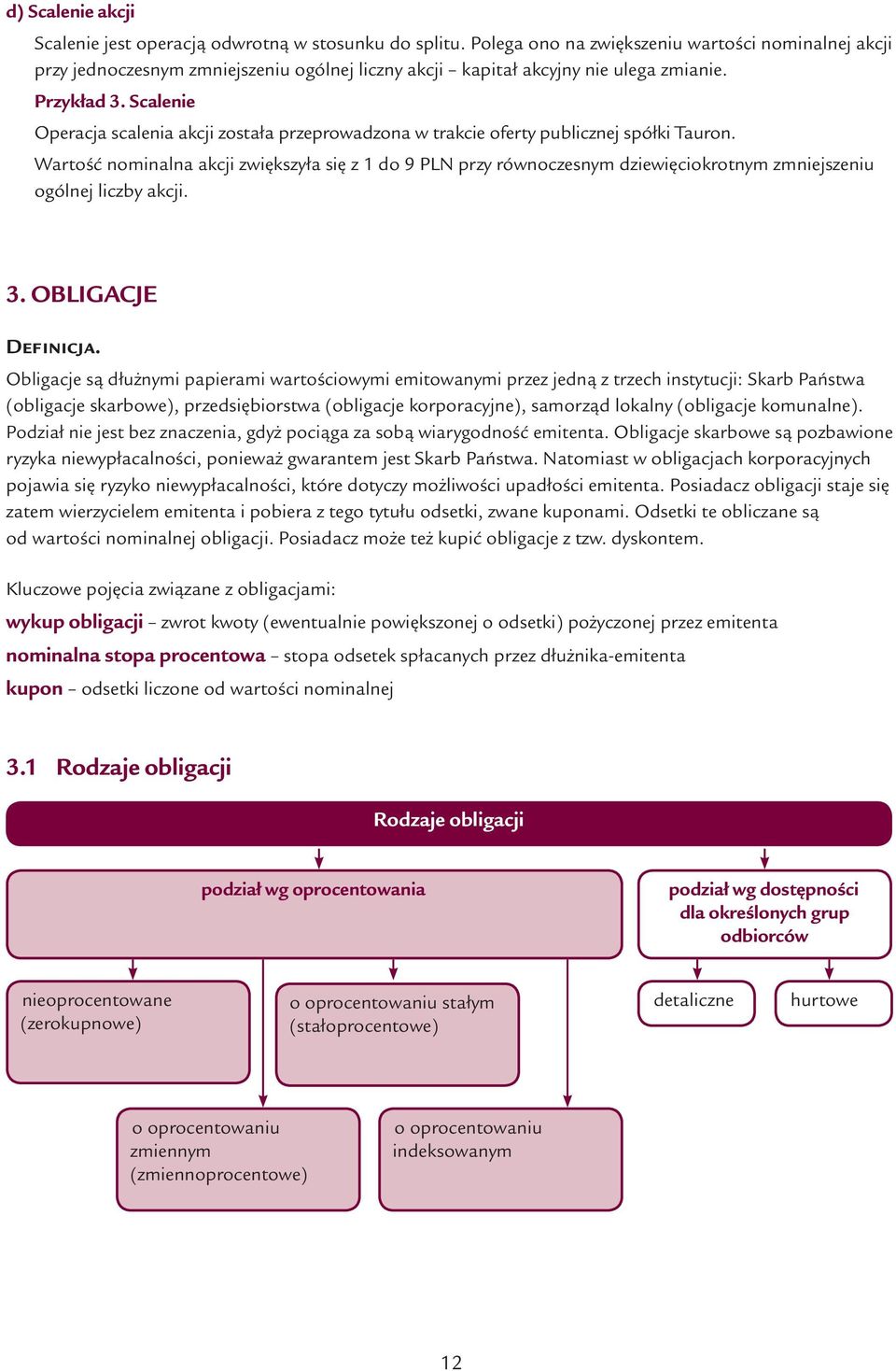 Scalenie Operacja scalenia akcji została przeprowadzona w trakcie oferty publicznej spółki Tauron.