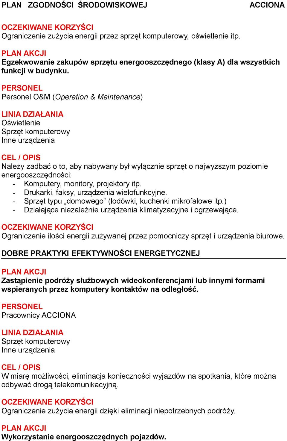 - Drukarki, faksy, urządzenia wielofunkcyjne. - Sprzęt typu domowego (lodówki, kuchenki mikrofalowe itp.) - Działające niezależnie urządzenia klimatyzacyjne i ogrzewające.