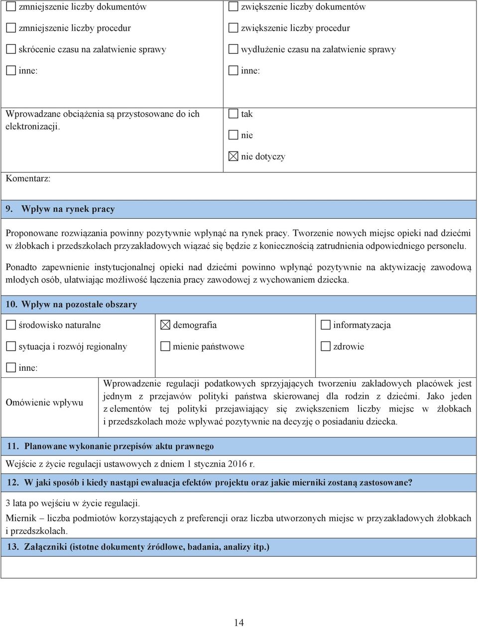 Tworzenie nowych miejsc opieki nad dziećmi w żłobkach i przedszkolach przyzakładowych wiązać się będzie z koniecznością zatrudnienia odpowiedniego personelu.