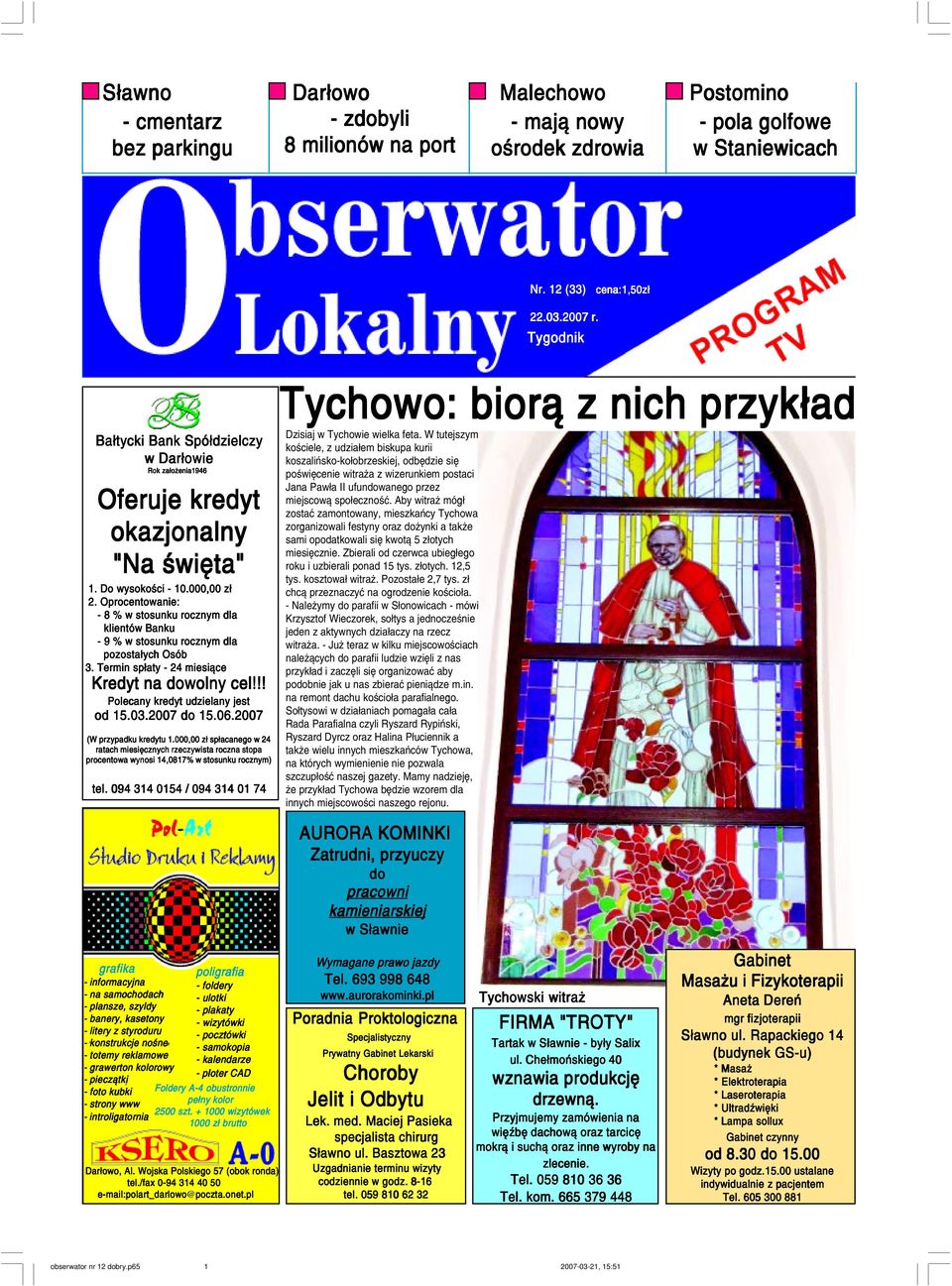 Oprocentowanie: - 8 % w stosunku rocznym dla klientów Banku - 9 % w stosunku rocznym dla pozosta³ych Osób 3. Termin sp³aty - 24 miesi¹ce Kredyt na dowolny cel!!! Polecany kredyt udzielany jest od 15.