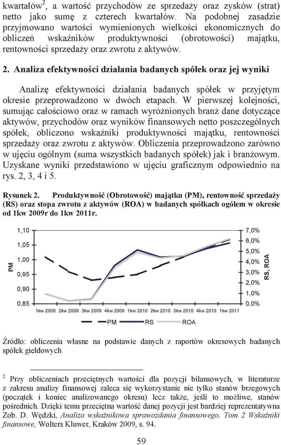 Analiza efektywnoci działania badanych spółek oraz jej wyniki Analiz efektywnoci działania badanych spółek w przyjtym okresie przeprowadzono w dwóch etapach.