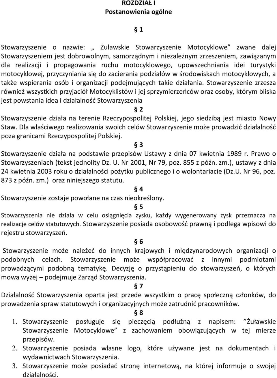 organizacji podejmujących takie działania.