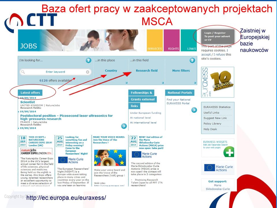 MSCA Zaistniej w Europejskiej