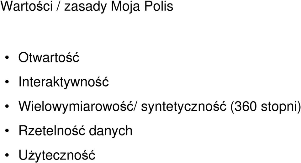 Wielowymiarowość/ syntetyczność