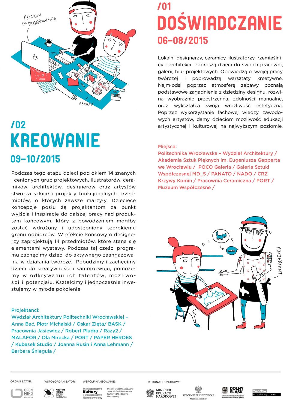 Dziecięce koncepcje posłu żą projektantom za punkt wyjścia i inspirację do dalszej pracy nad produktem końcowym, który z powodzeniem mógłby zostać wdrożony i udostępniony szerokiemu gronu odbiorców.