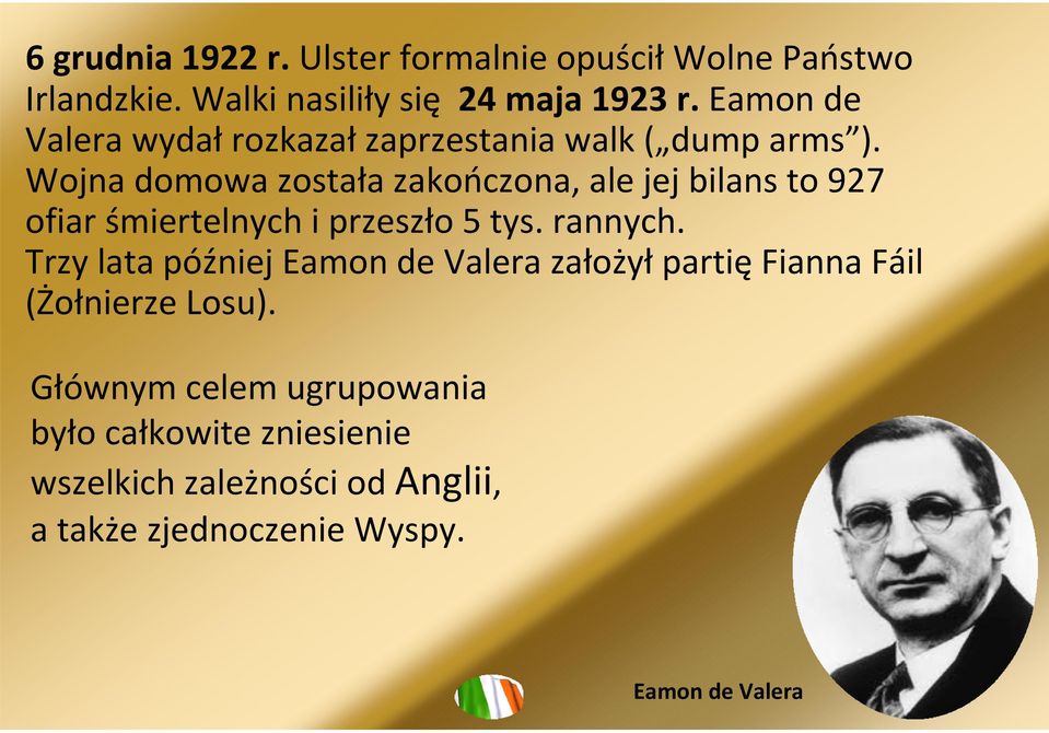 Wojna domowa została zakończona, ale jej bilans to 927 ofiar śmiertelnych i przeszło 5 tys. rannych.