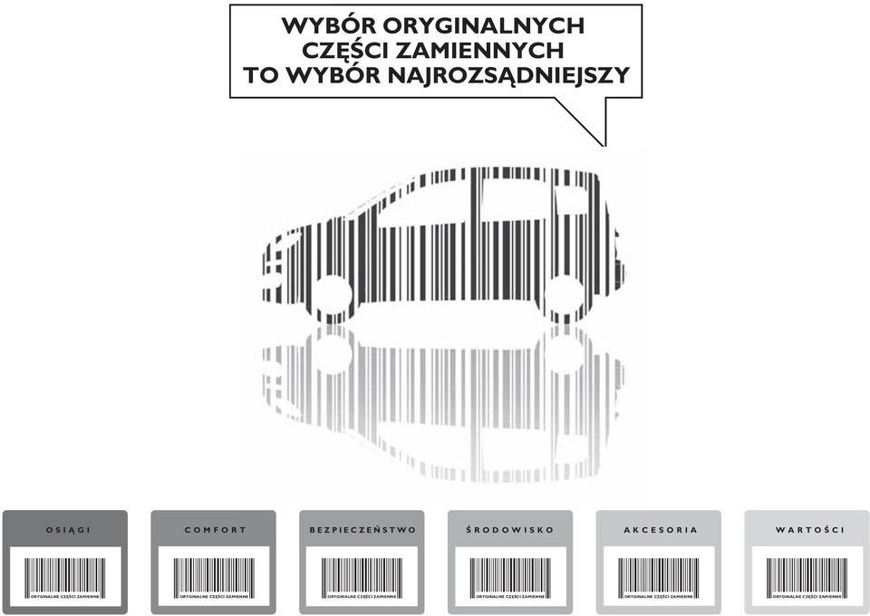 ZAMIENNE ORYGINALNE CZĘŚCI ZAMIENNE ORYGINALNE CZĘŚCI ZAMIENNE