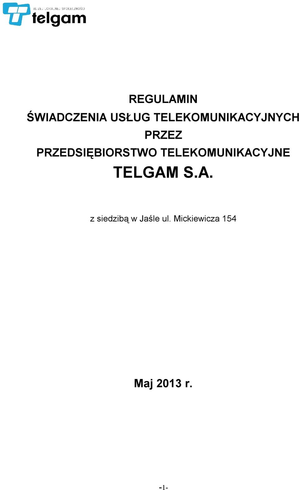 PRZEDSIĘBIORSTWO TELEKOMUNIKACYJNE