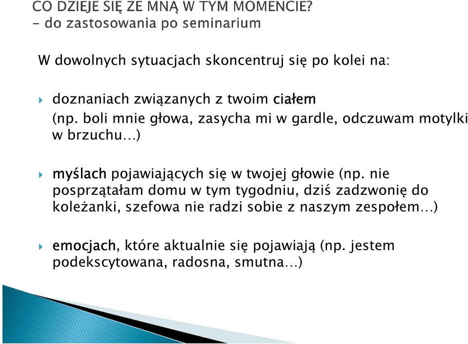 twojej głowie (np.