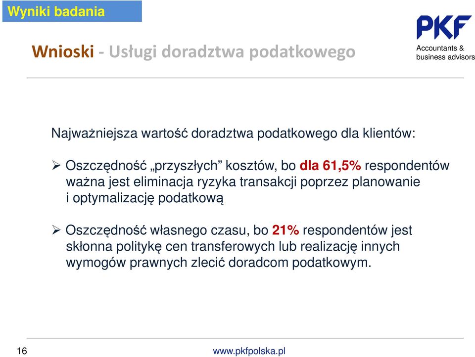 transakcji poprzez planowanie i optymalizację podatkową Oszczędność własnego czasu, bo 21%