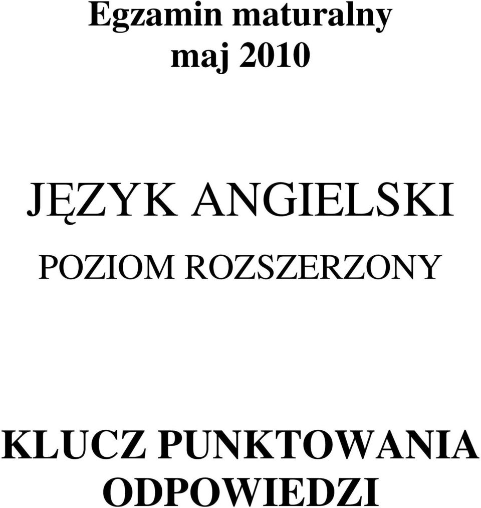 POZIOM ROZSZERZONY