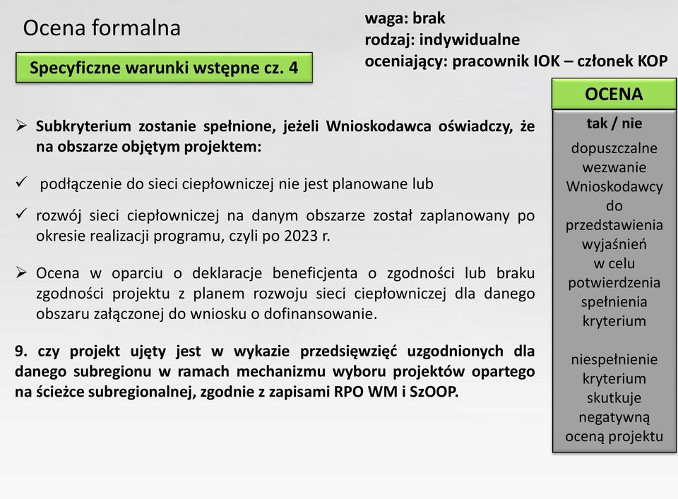 ciepłowniczej na danym obszarze został zaplanowany po okresie realizacji programu, czyli po 2023 r.