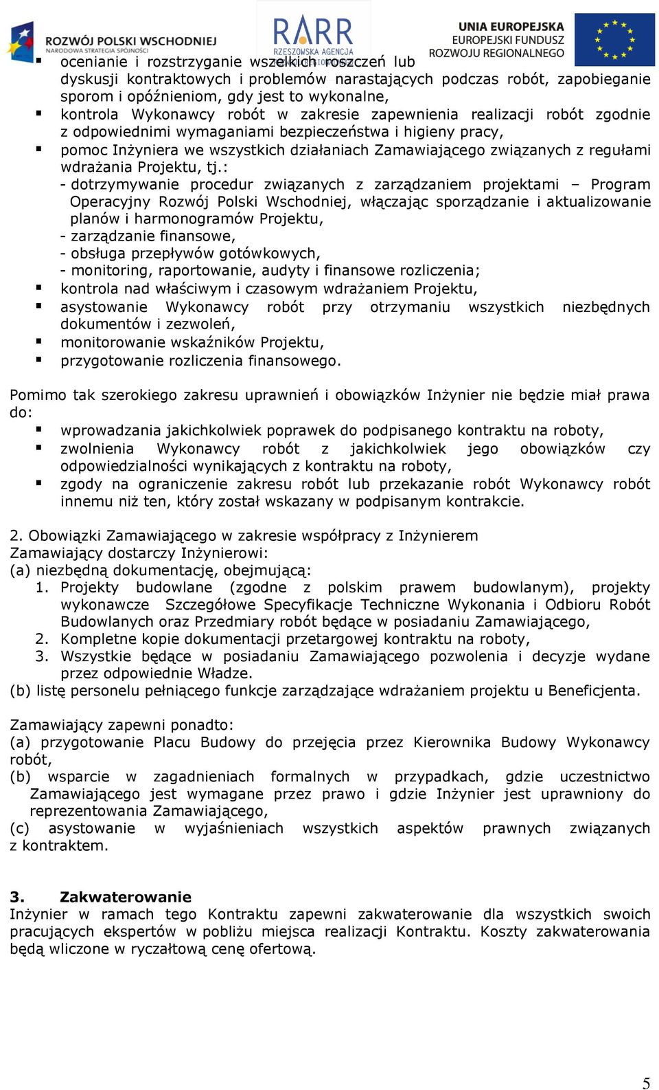 Projektu, tj.