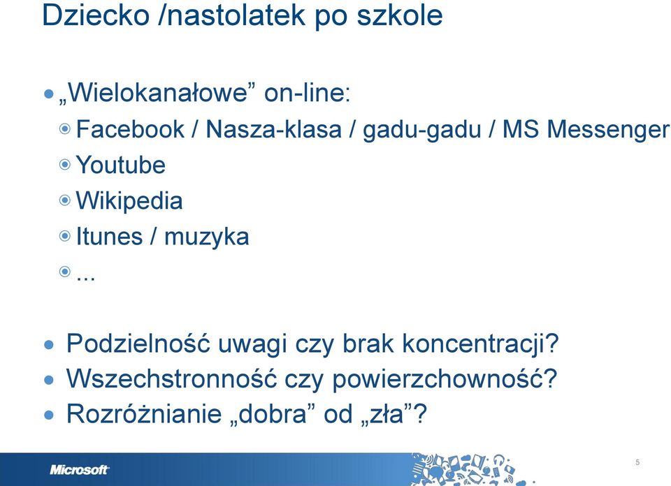 Itunes / muzyka... Podzielność uwagi czy brak koncentracji?