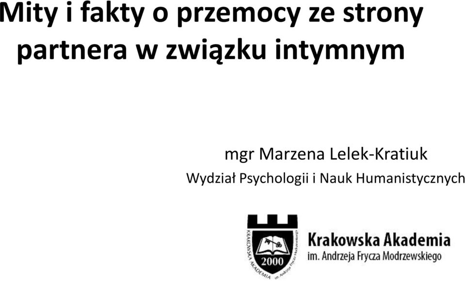 intymnym mgr Marzena