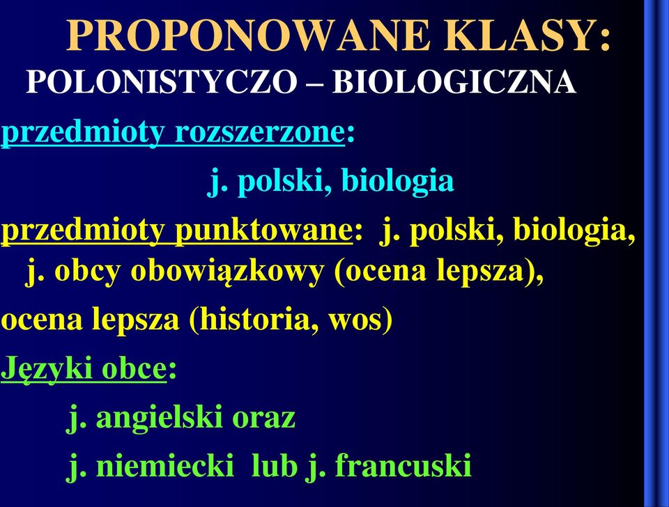 polski, biologia, j.