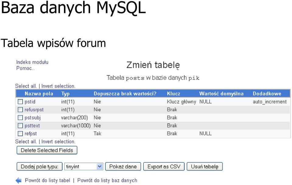 MySQL