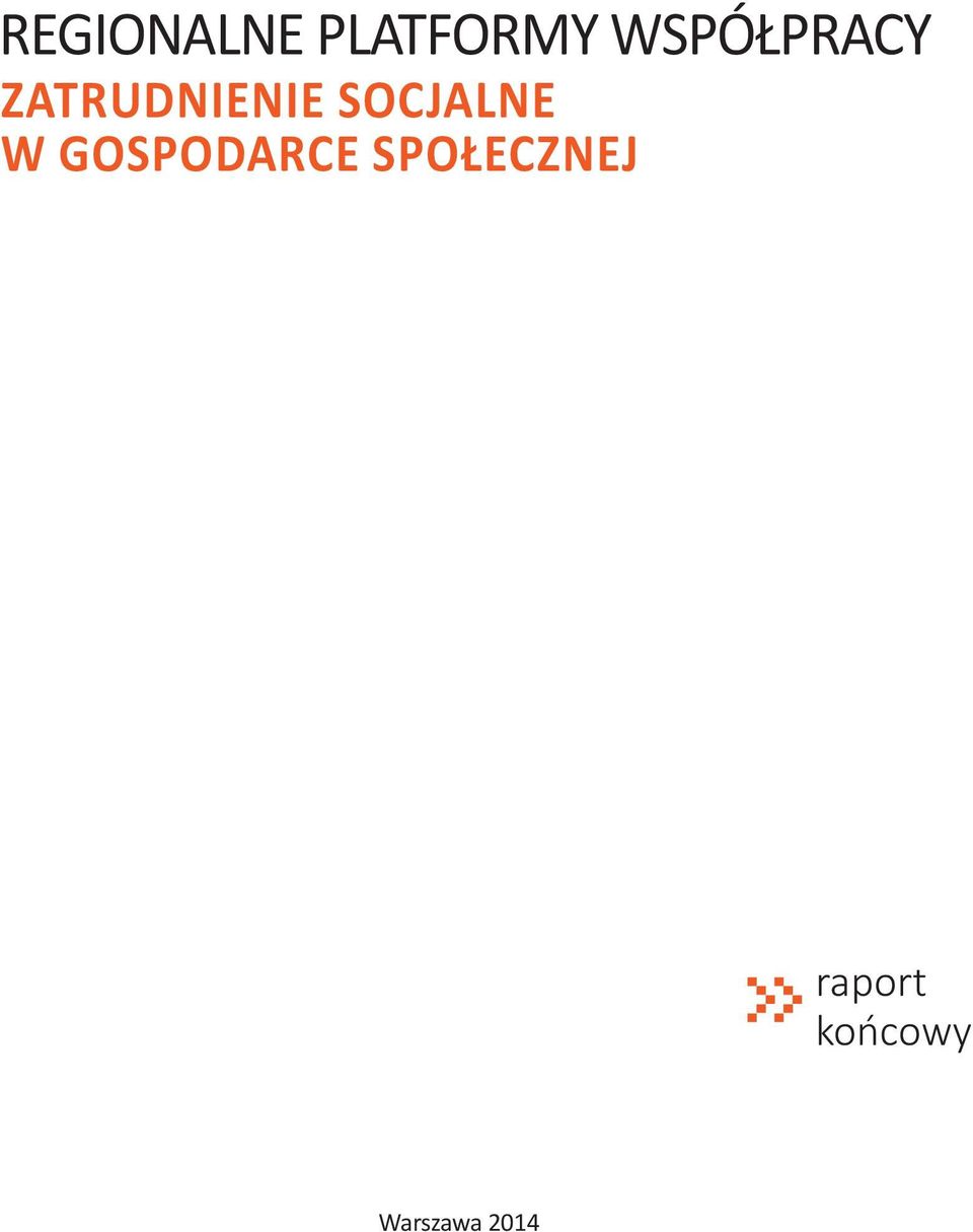 SOCJALNE W GOSPODARCE