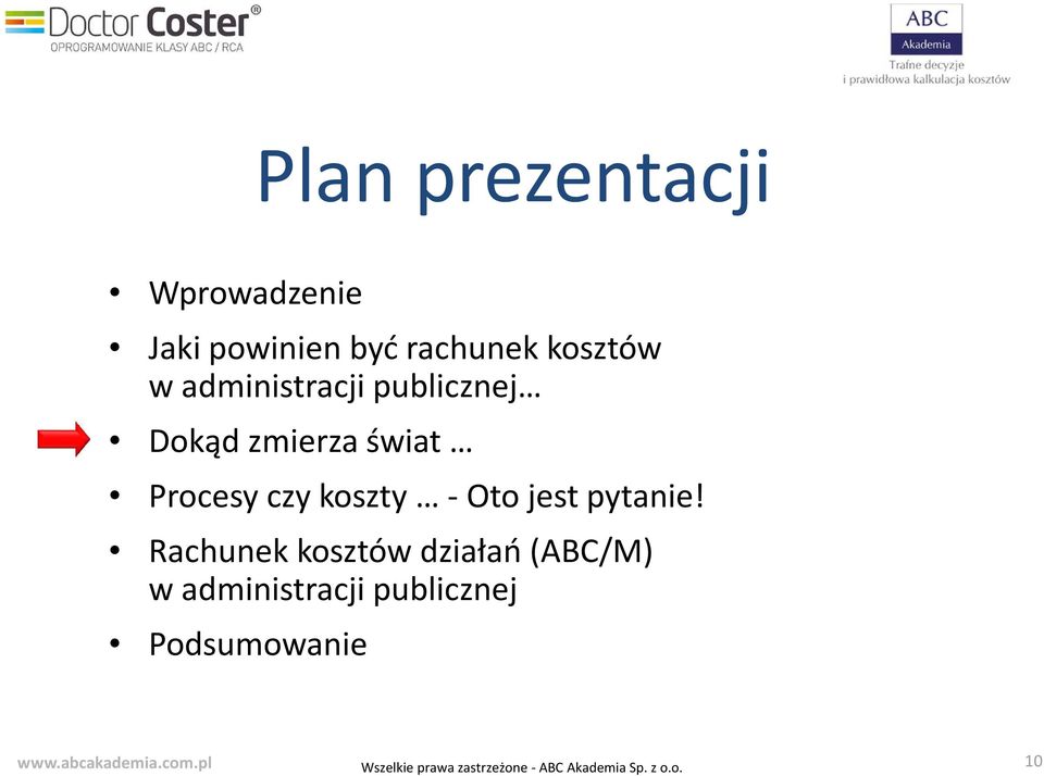 świat Procesy czy koszty -Oto jest pytanie!