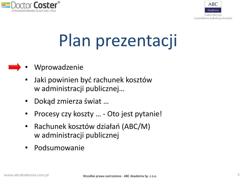 świat Procesy czy koszty -Oto jest pytanie!