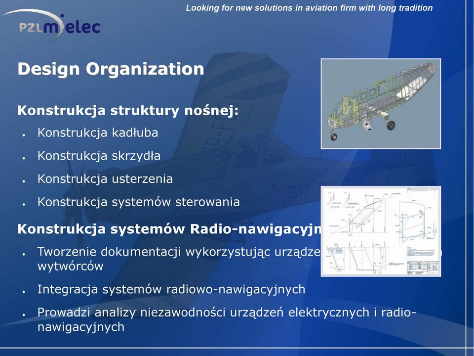 Konstrukcja systemów Radio-nawigacyjnych: Tworzenie dokumentacji wykorzystując urządzenia i systemy innych