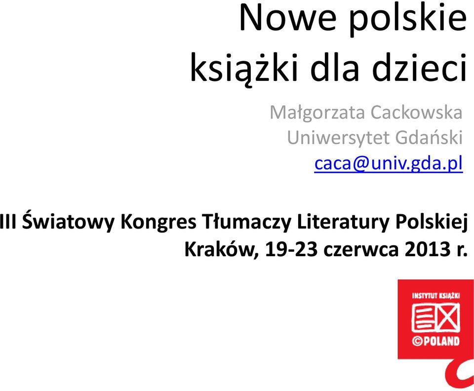 gda.pl III Światowy Kongres Tłumaczy