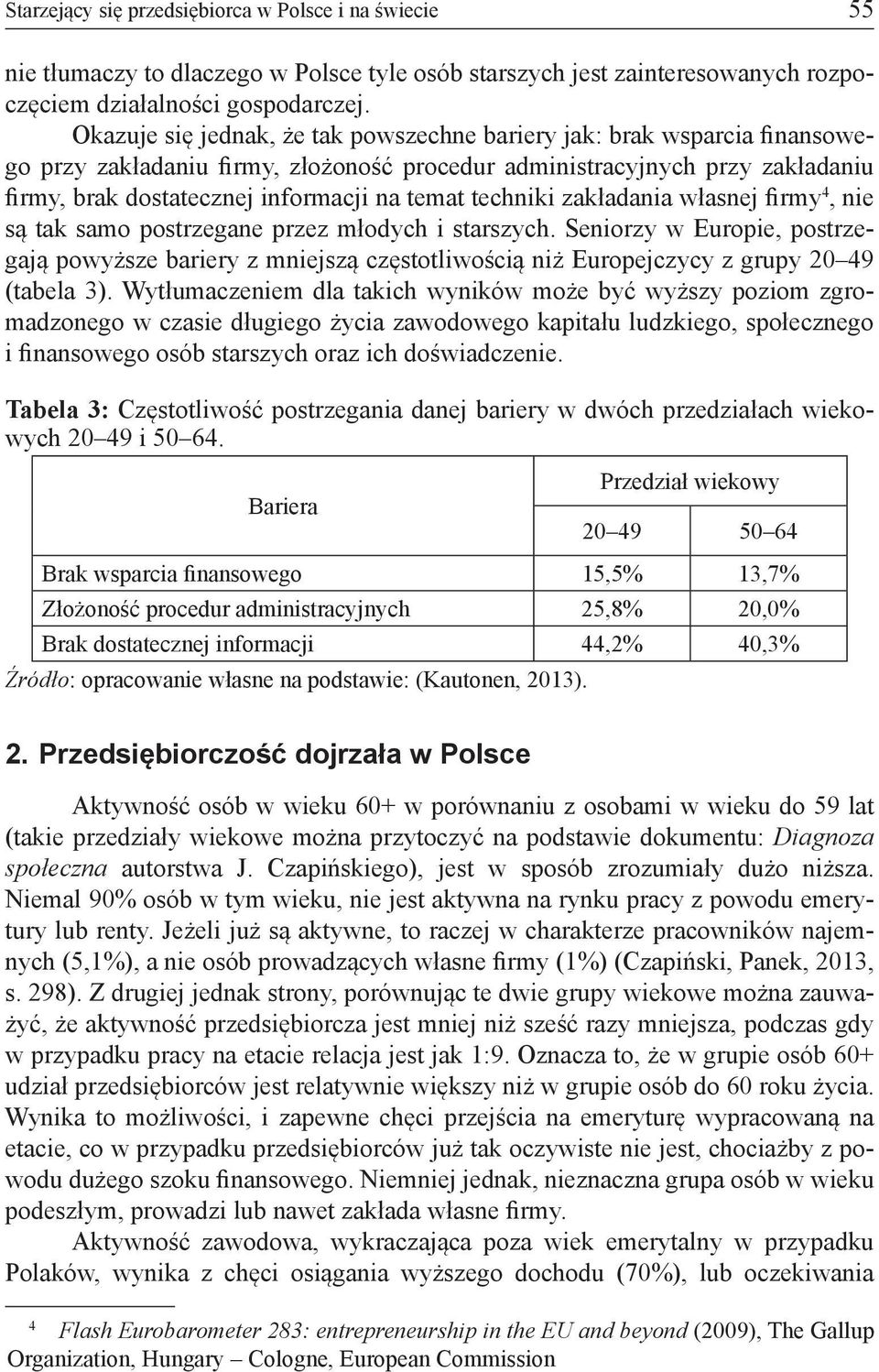 techniki zakładania własnej firmy 4, nie są tak samo postrzegane przez młodych i starszych.