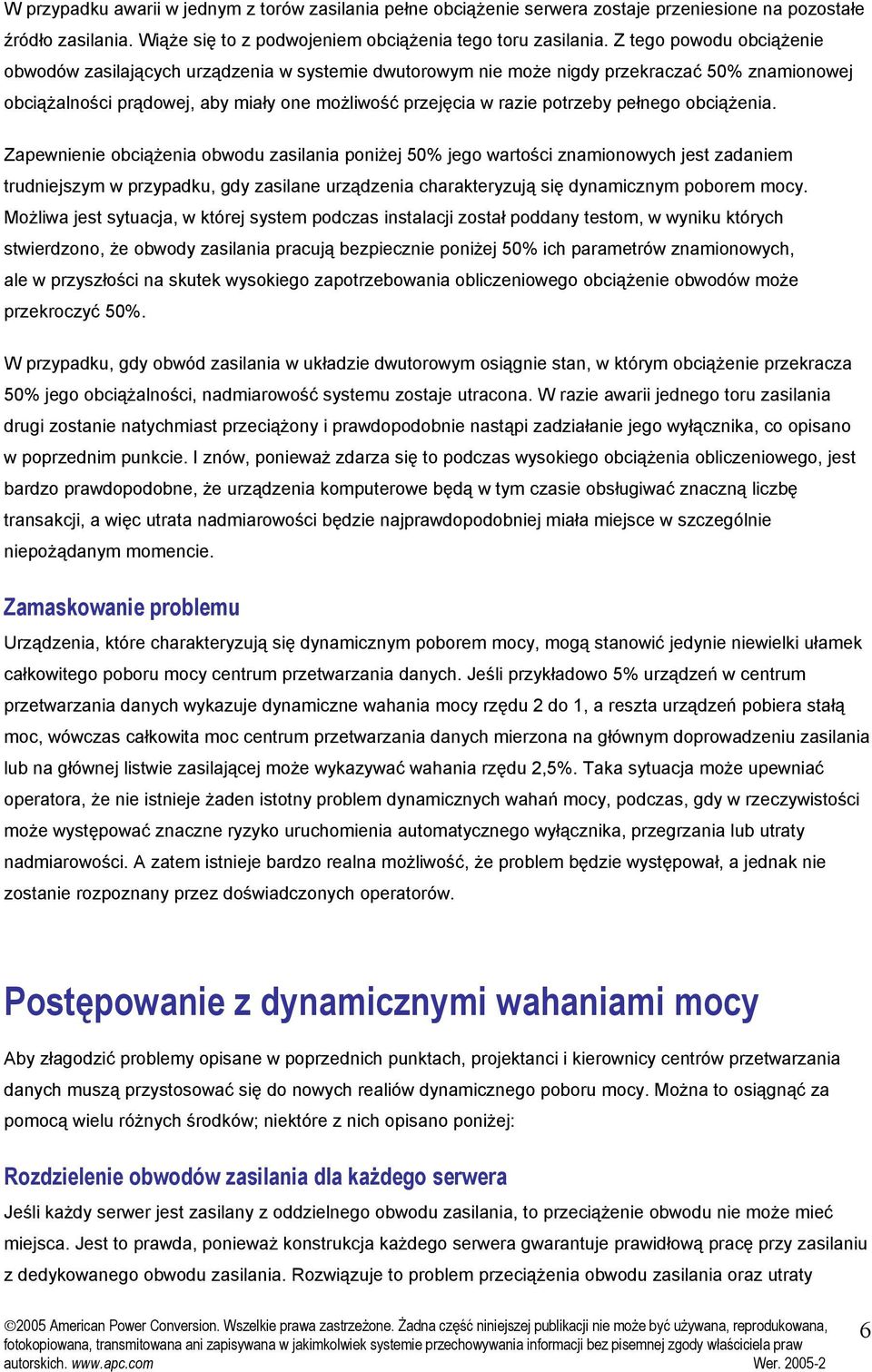 pełnego obciążenia.