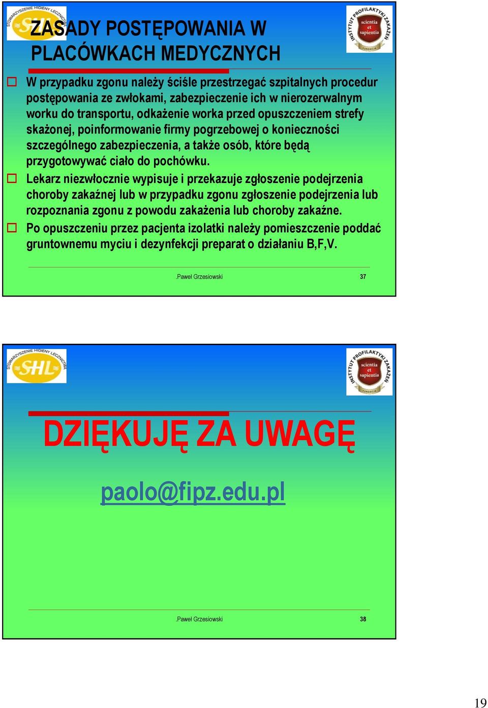 pochówku.
