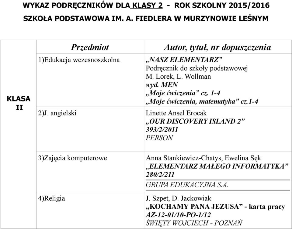 1-4 Moje ćwiczenia, matematyka cz.