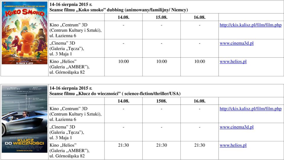 cinema3d.pl 10:00 10:00 10:00 www.helios.