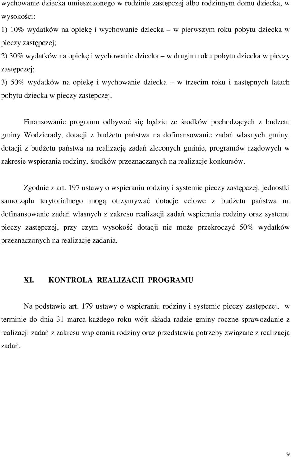 zastępczej.