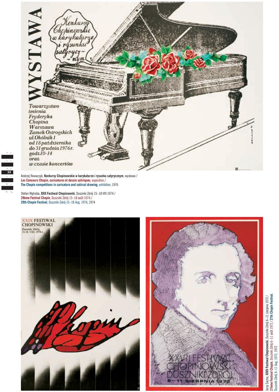 Festival Chopin, Duszniki Zdrój 15 18 août 1974 / 29th Chopin Festival, Duszniki Zdrój 15 18 Aug.
