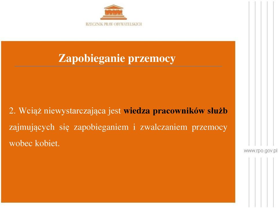 pracowników służb zajmujących się