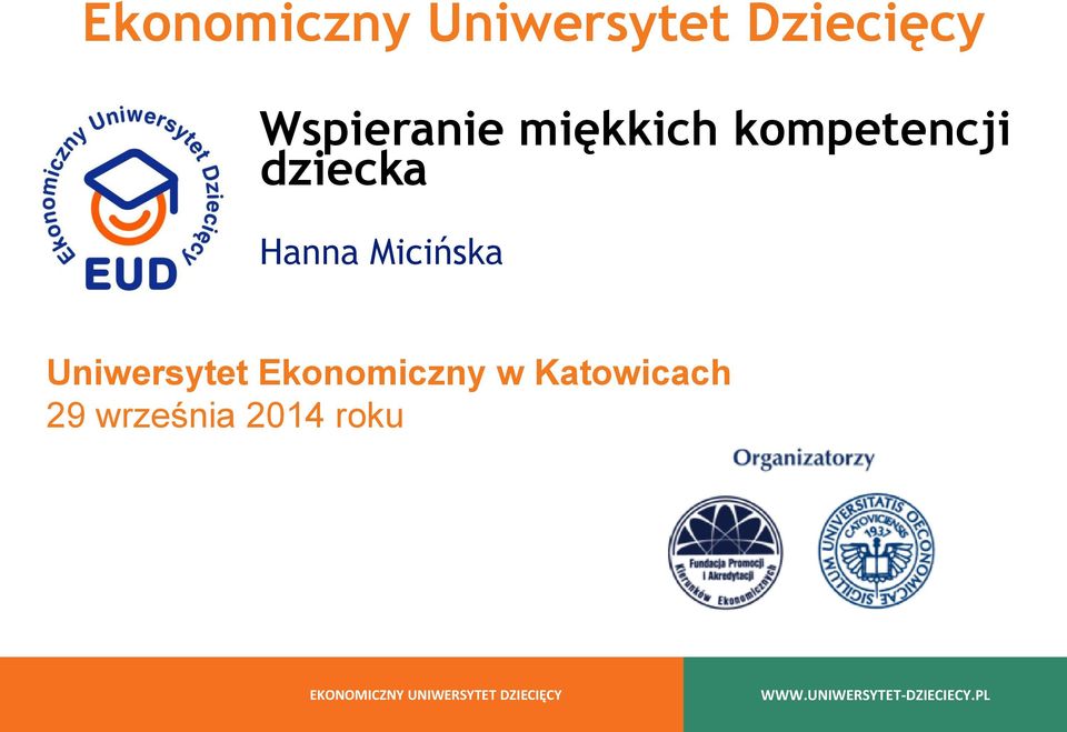 dziecka Hanna Micińska Uniwersytet