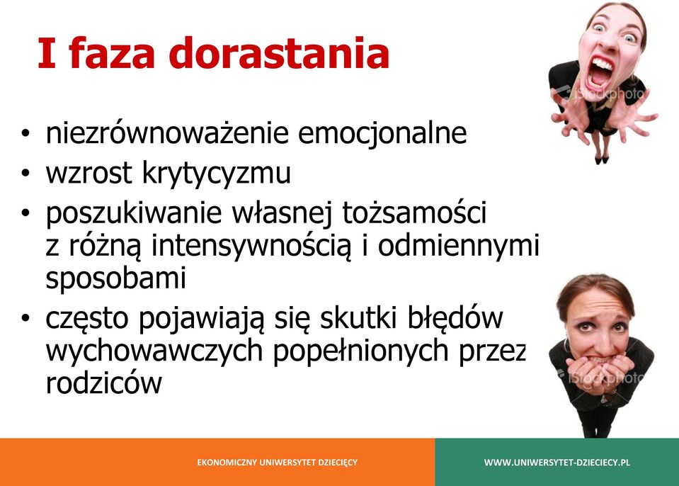 intensywnością i odmiennymi sposobami często pojawiają