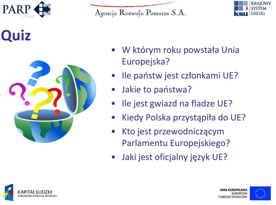 Ile jest gwiazd na fladze UE?