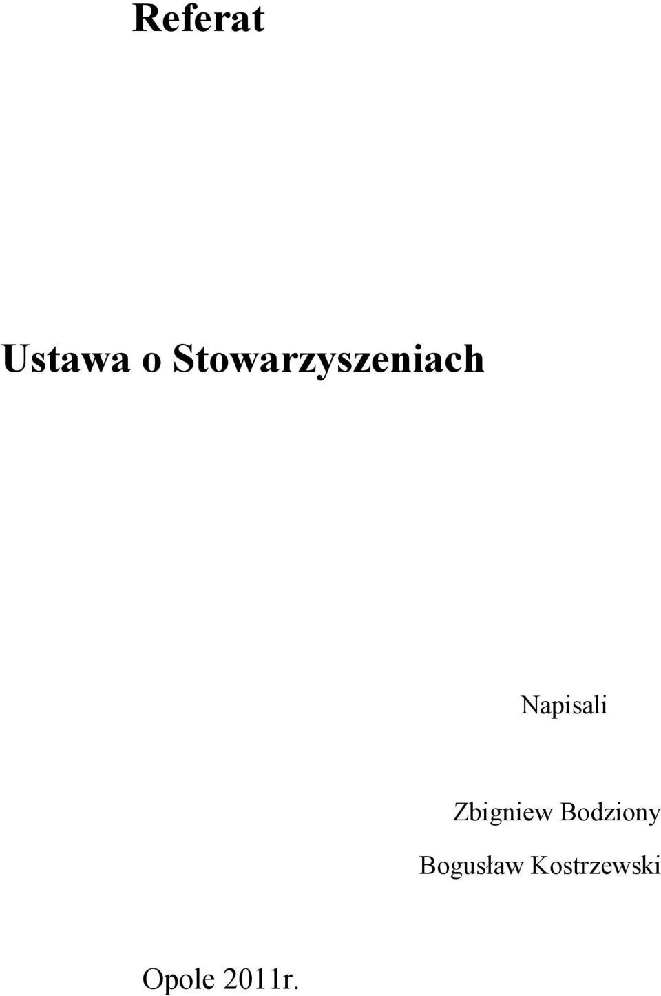 Napisali Zbigniew