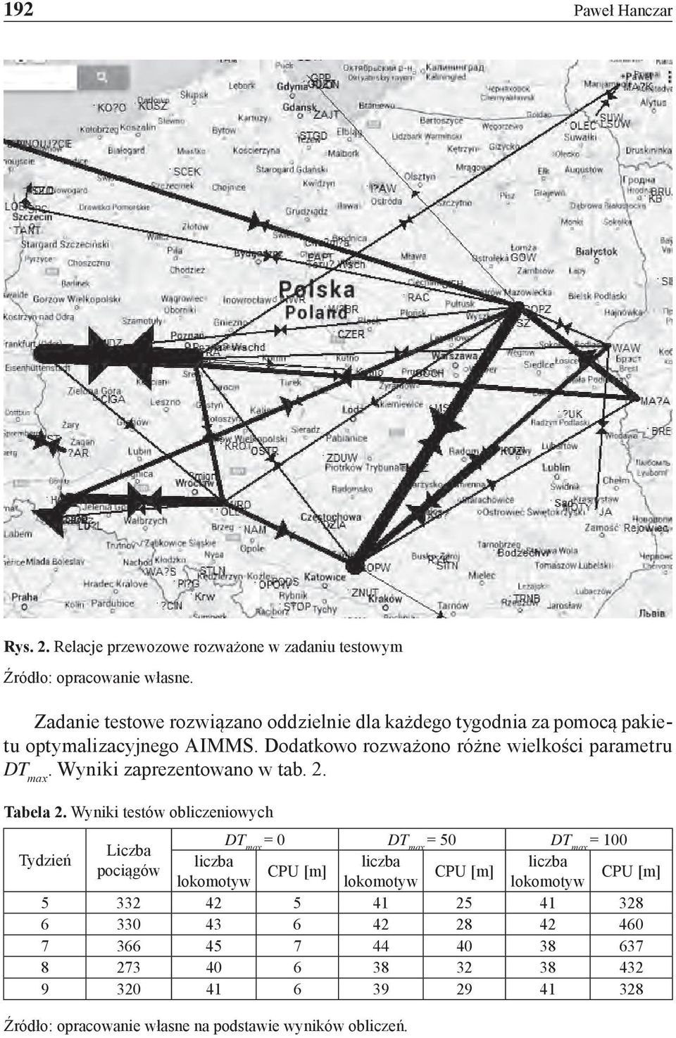 Wyniki zaprezentowano w tab. 2. Tabela 2.