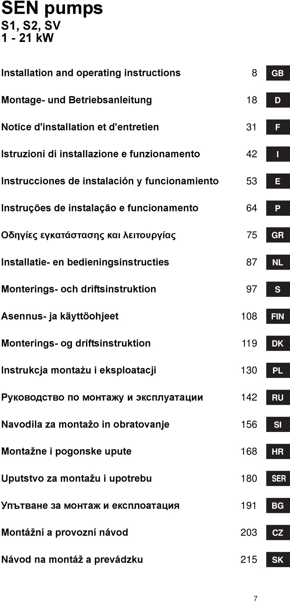 och driftsinstruktion 97 Asennus- ja käyttöohjeet 108 Monterings- og driftsinstruktion 119 Instrukcja montażu i eksploatacji 130 Руководство по монтажу и эксплуатации 142 Navodila za