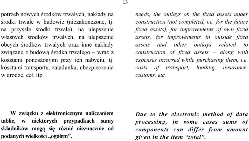 nabyciu, tj. kosztami transportu, załadunku, ubez