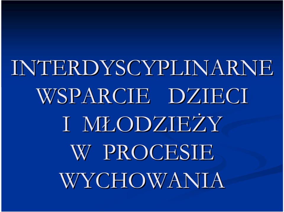MŁODZIEM ODZIEŻY W